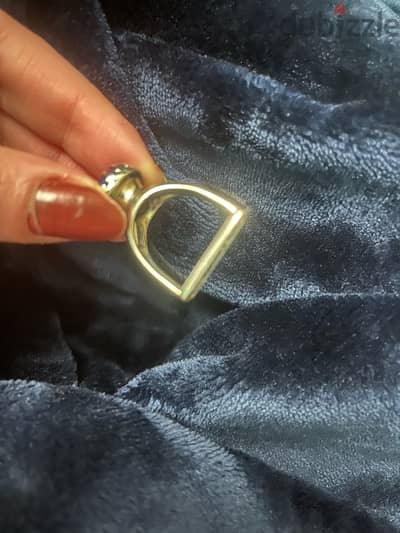 Authentic Azza Fahmy double face ring