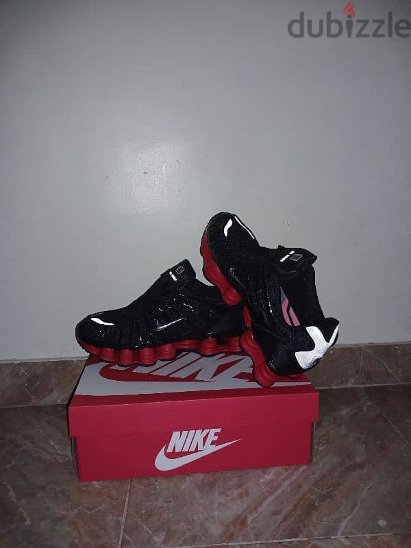 Nike shox mirror original black and red 0