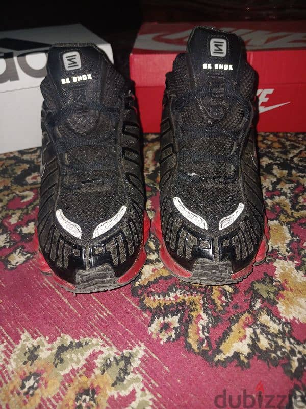 Nike shox mirror original black and red 2