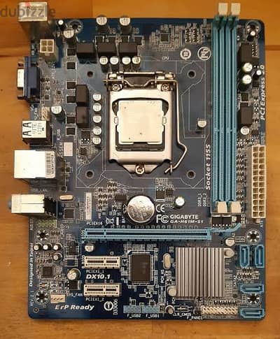 Motherboard gigabyte h61&Intel i3