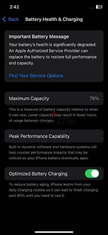 iPhone 12, black, 79% battery 1