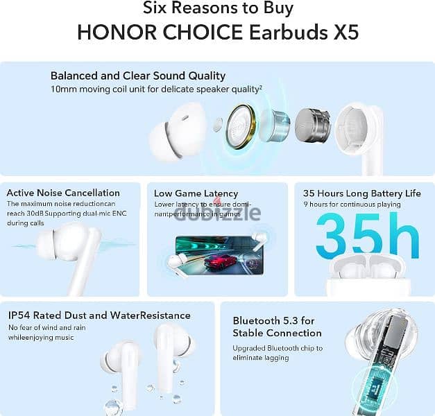 HONOR CHOICE Earbuds X5 1