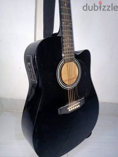 Fitness acoustic electric guitar