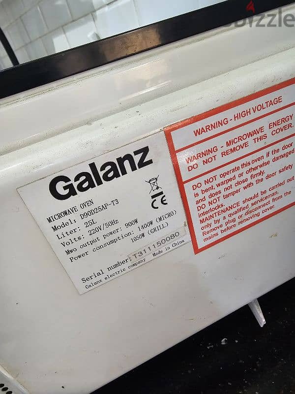 galanz microwave 9