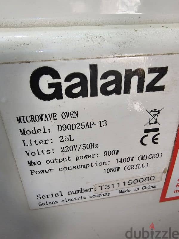 galanz microwave 10