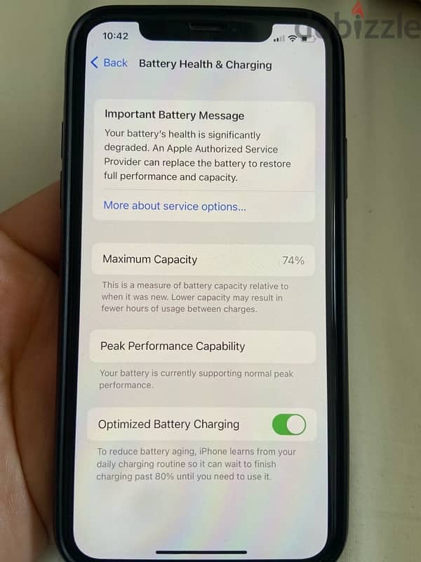 iphone x 64 gb حالة ممتازة 3