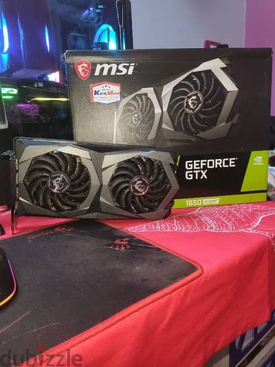 MSI GeForce GTX 1650 SUPER GAMING X 4GB GDDR6