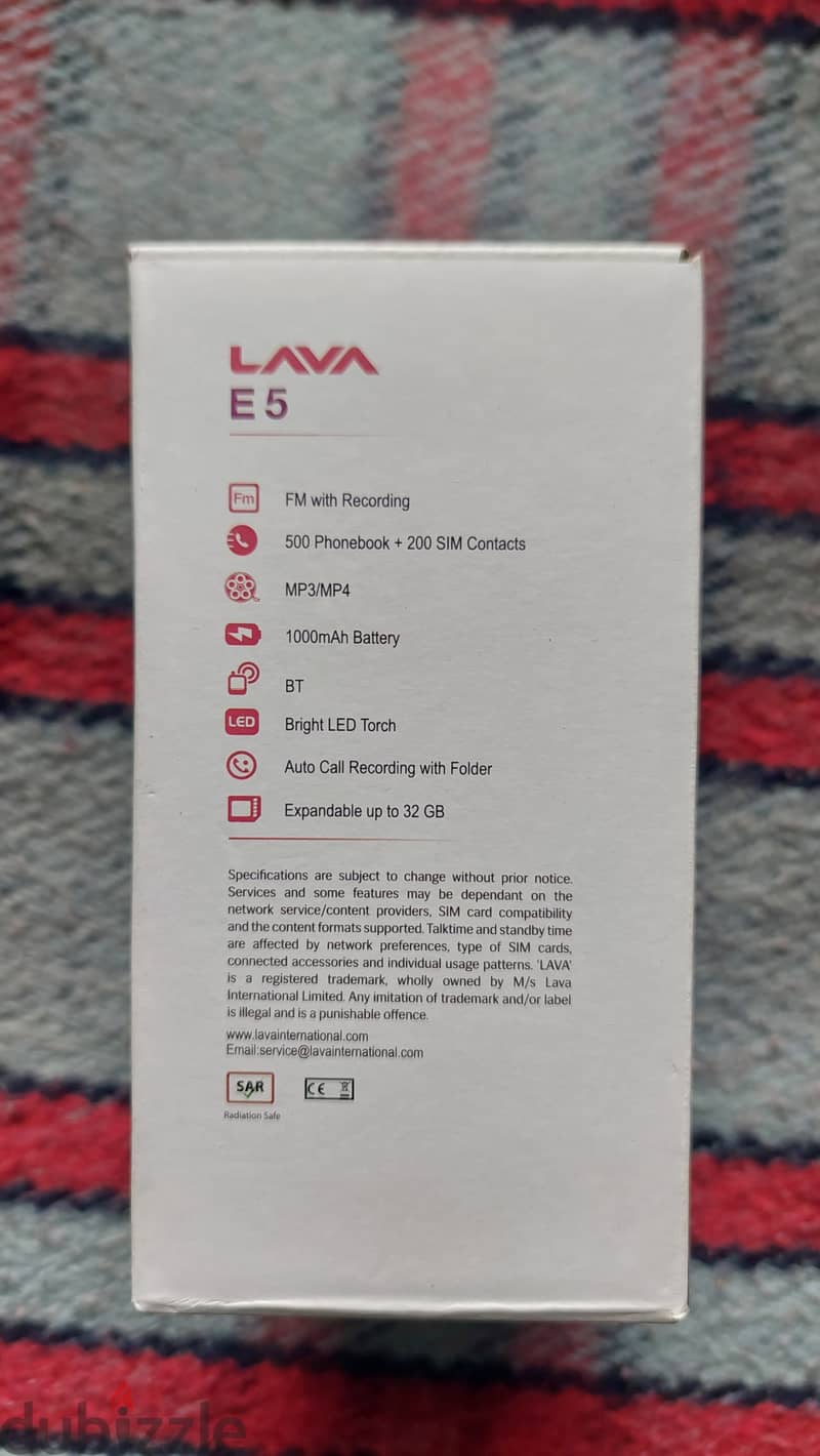 Lava e5 جديد للبيع 2