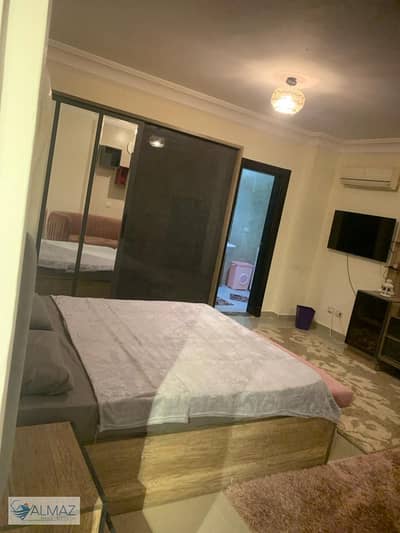 Furnished air conditioned studio for rent in Acacia Compound in Fifth Settlement