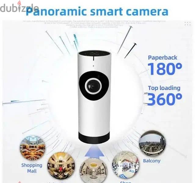 كاميرا مراقبه بانوراما 360 درجه HD واي فاي 1