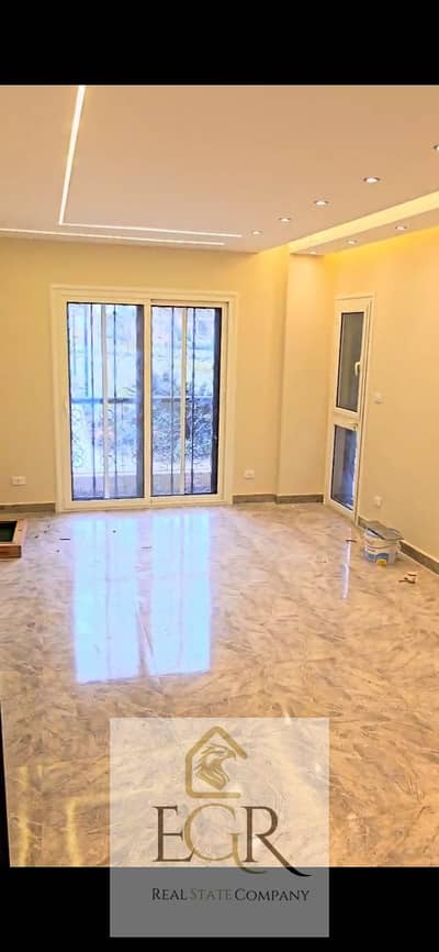 Ground floor apartment without garden for rent, new law, in Al-Rehab City, with special finishes