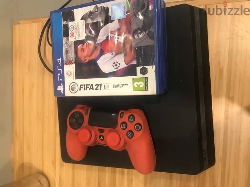 PS 4 with one controller and 6 free CDs 7