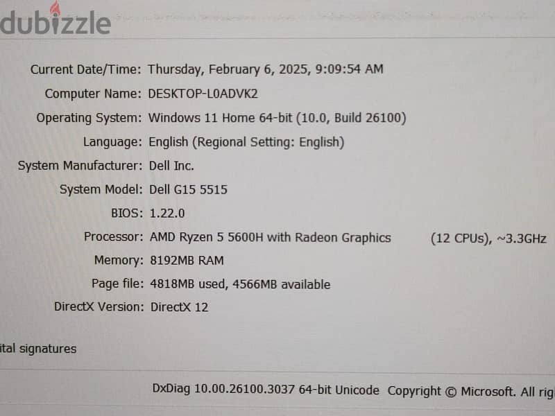 dell g15 ryzen 5 + nvidia rtx 3050 4gb+amd 512mb+120hz 10