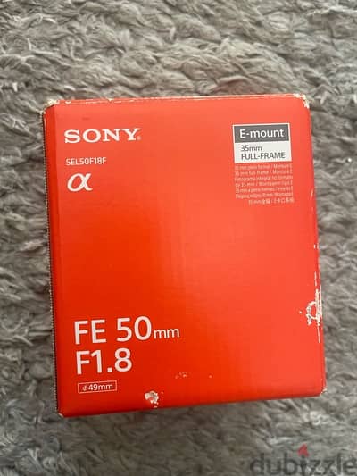 Sony 50 m 1.8 f