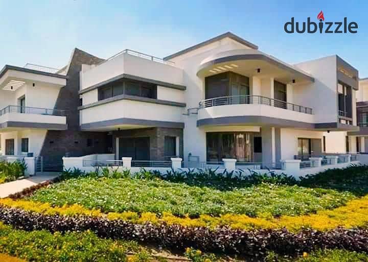 Duple view Garden duplex with private entrance for sale in installment over 12 years Infront of Kempinski hotel and Cairo airport in taj cityr 0