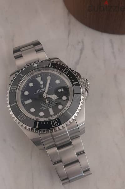 Rolex deep sea bleu dweller mirror