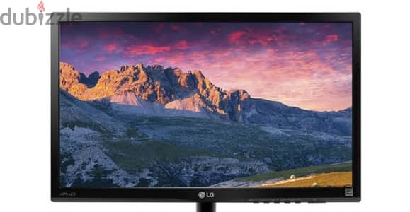 شاشه كمبيوتر LG و بتشتغل تلفزيون  24 بوصه