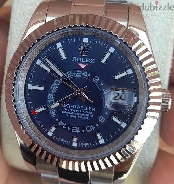 Rolex sky dweller bleu mirror 0riginal whatsapp 01118659401 4