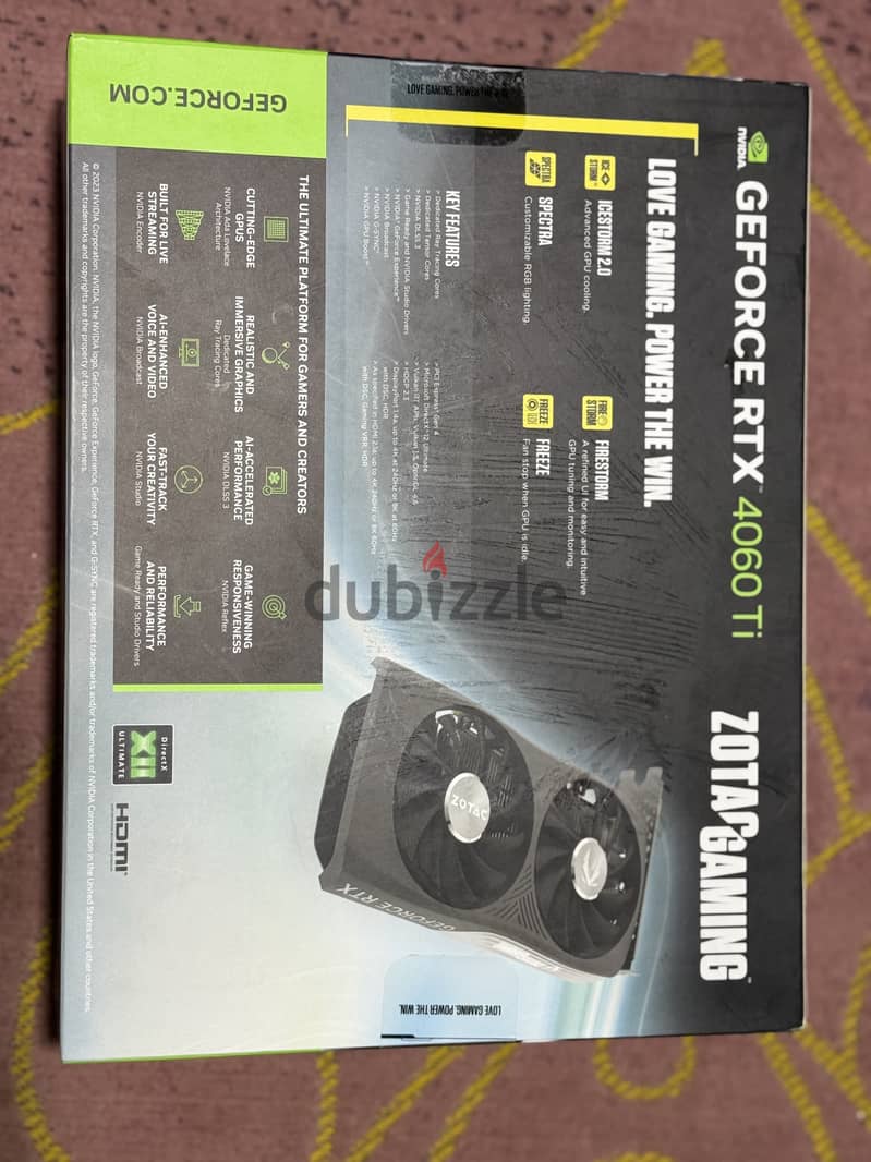 ZOTAC RTX 4060 Ti Twin Edge 16GB GDDR6 2