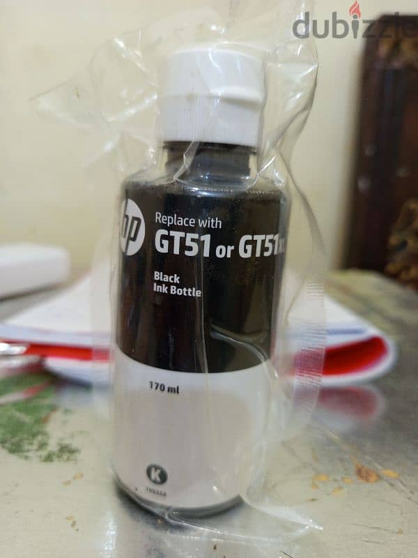 Hp Gt51 Black Ink Bottle 1