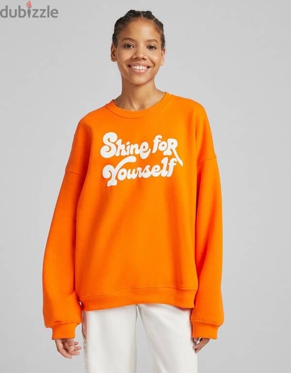 bershka crewneck oversized 2