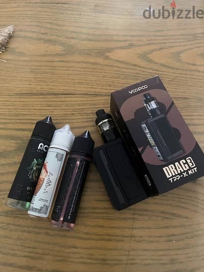 فيب drag 3 kit استعمال اقل من شهر و معاها تلاته ليكويد