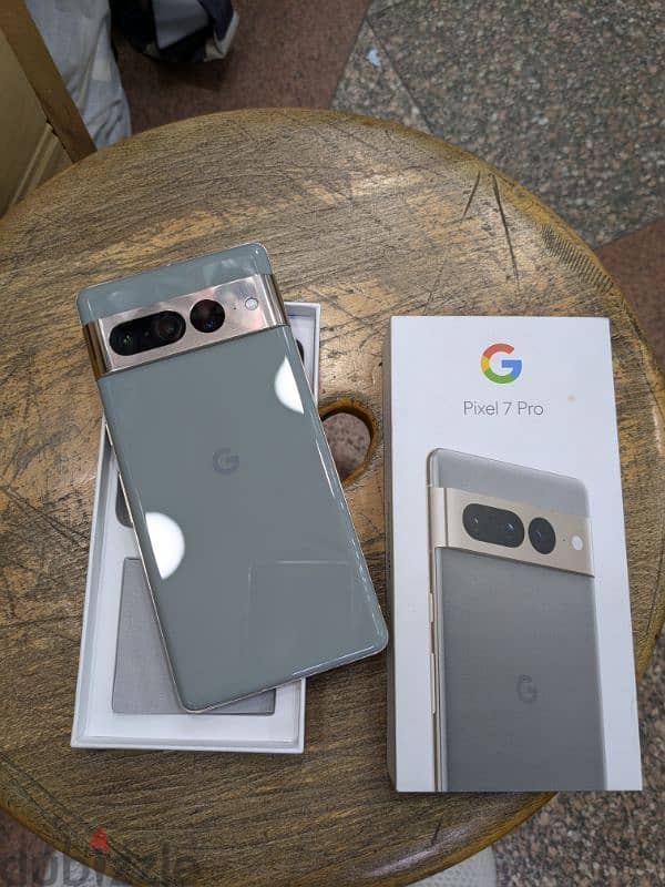 Google Pixel 7 Pro 128G Green جديد 0