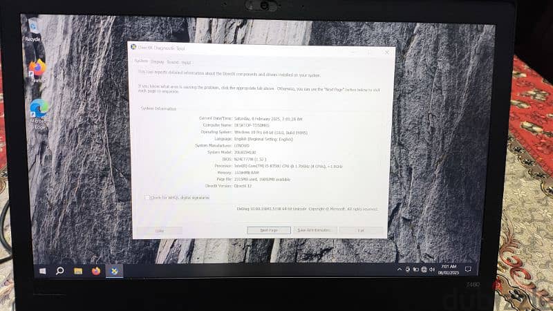 LENOVO THINKPAD T840 - i5 8TH GEN 256GB SSD WINDOWS 10 PRO 4