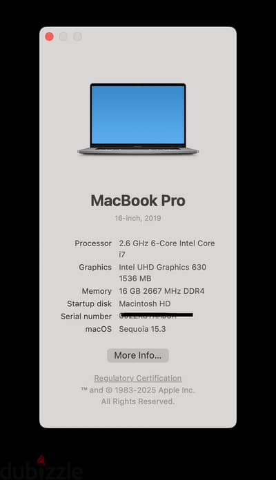 Mac book pro 2019