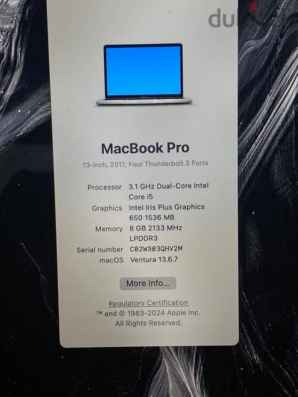 MacBook pro 2017 4