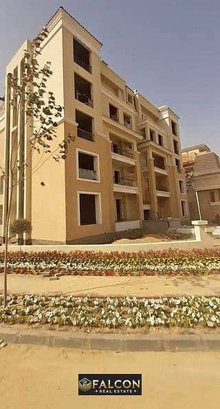 Apartment for sale with a 42% discount on cash in Sarai Mostakbal City Compound directly next to Open Air Madinaty