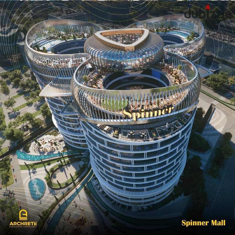 The best investment opportunity with a distinctive payment plan (0% down payment) and installments over 10 years in Spinner Mall New Capital 0