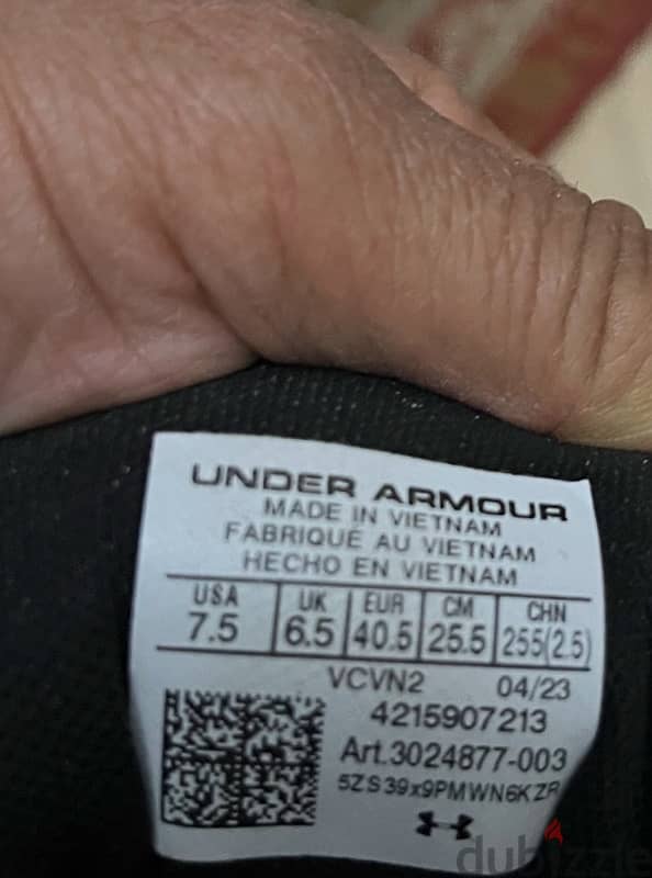 under armour shoes 40/41 2