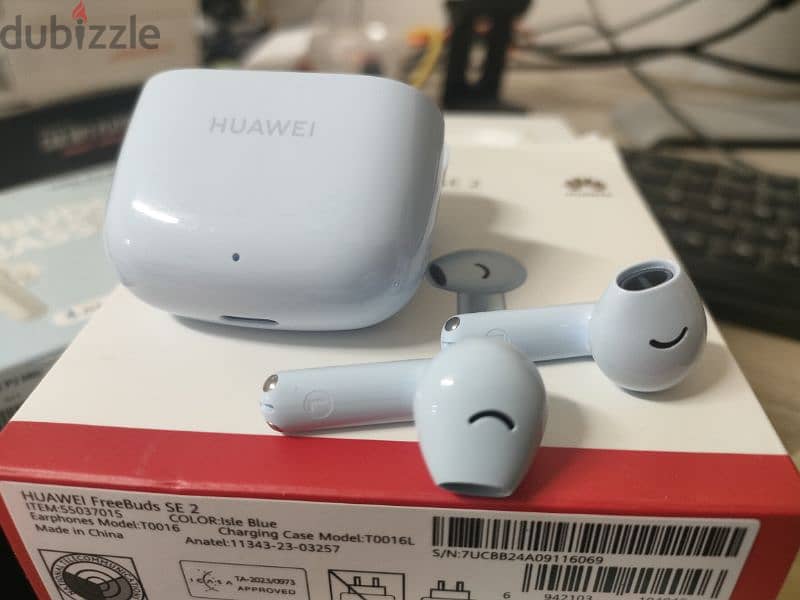 سماعه ايربود هواوي اصليه freebuds se2 مستعمل بحاله الجديد Huawei 2