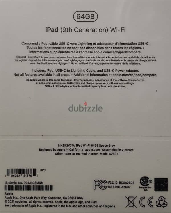 ipad 9th generation WiFi 2