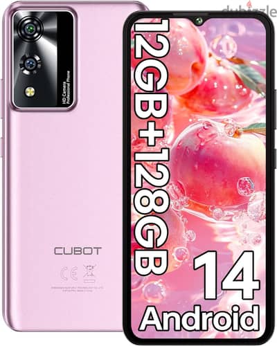 Cubot A10 12GB+128GB Handy Ohne Vertrag Android 14 Smartphone 4G 2*Sim