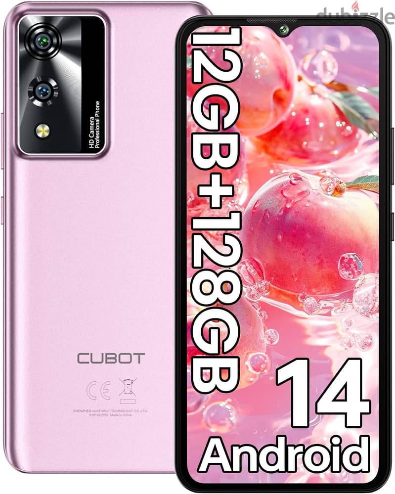 Cubot A10 12GB+128GB Handy Ohne Vertrag Android 14 Smartphone 4G 2*Sim 0