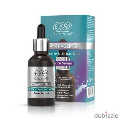 EVA Hyaluronic Acid Serum – 30ml | ترطيب مكثف ونضارة تدوم