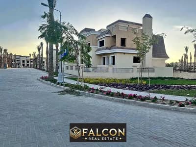 with cashdiscount 42% S Villa, with a Prime view, on Central Park , direct, on Suez Road, in front of Madinaty from Madinat masr