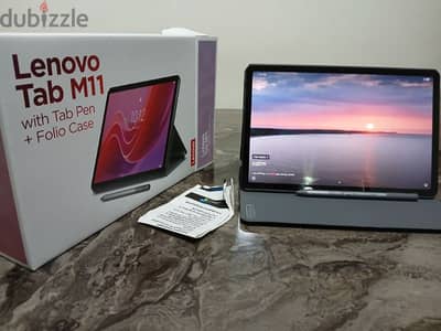 Lenovo M11 With Tab pen + Folio Case