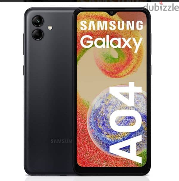 New black Samsung Galaxy a04 64 gb 4gb ram 0