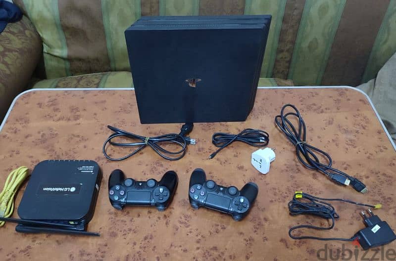 playstation 4 pro 1 tera معدل عليه14 لعبه 0