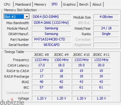 Ram 4 DDR4 Samsung & SK Hynix