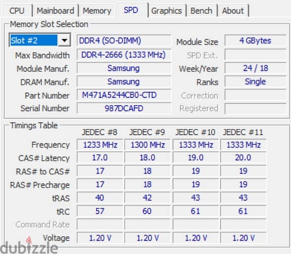 Ram 4 DDR4 Samsung & SK Hynix 0