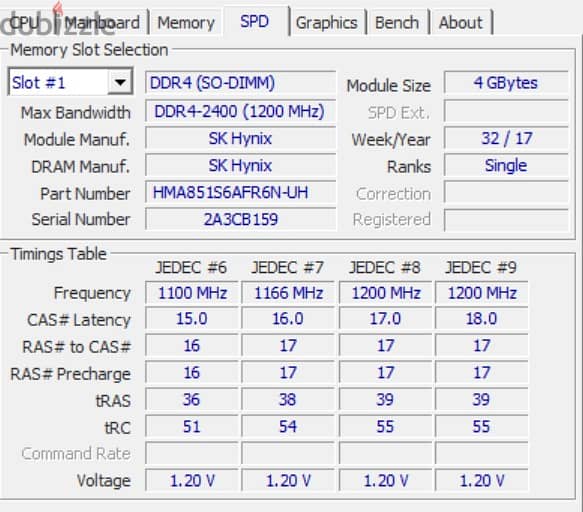 Ram 4 DDR4 Samsung & SK Hynix 1