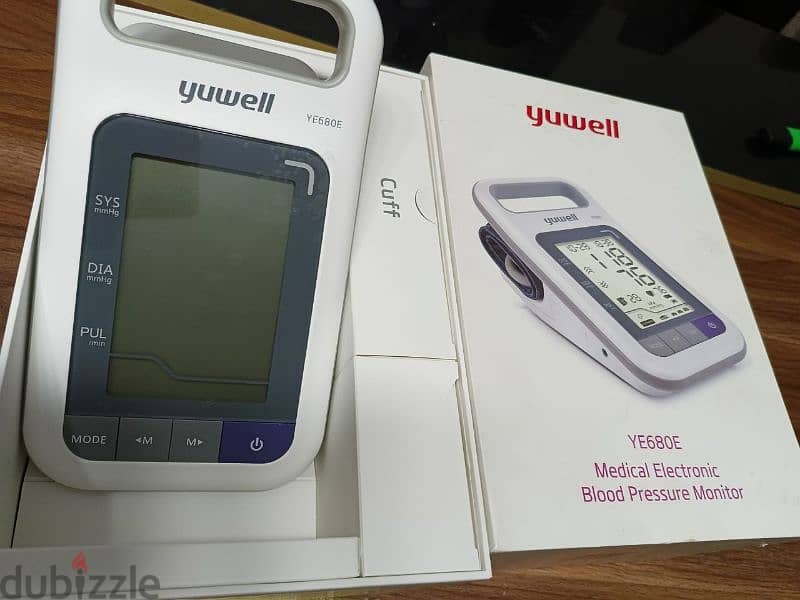 Yuwell blood pressure monitor model YE680E 4