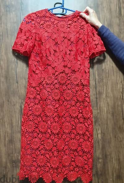 Karen Millen Red Lace Dress