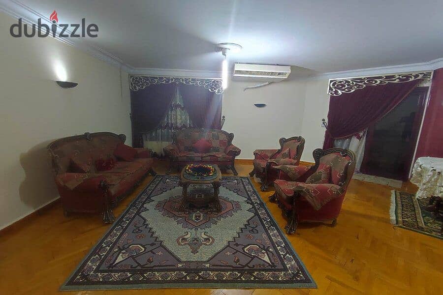 Furnished apartment for rent near the Children's Park and Ahmed Fakhry Street 0