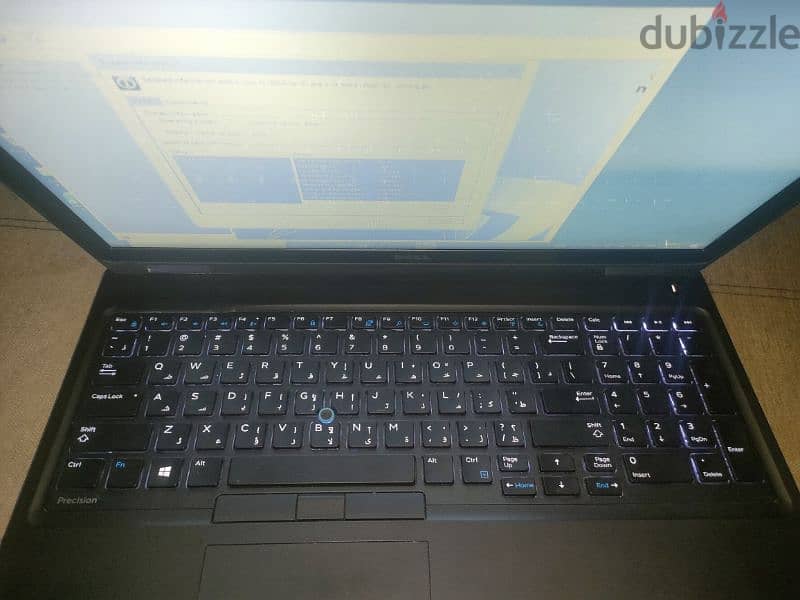 Dell presition 3520  سابع i7  hQتاتش اسكرين 8