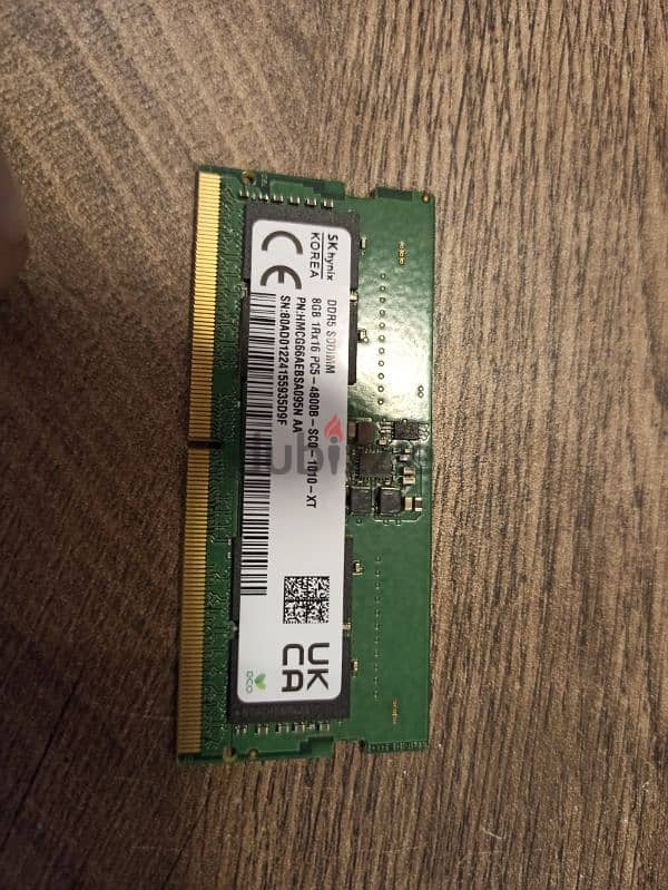 DDR5 Laptop Ram 8GB 4800 MHz New رام لابتوب جديدة 0